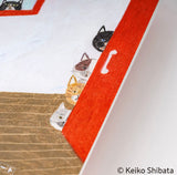 Hobonichi A6 Grid Notebook Keiko Shibata: Who Came?
