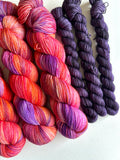 Hot n’ Spicy on Merino/nylon sock