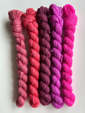 100% nsw Shetland Mini Skein Sets