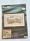 Autumn on the Farm 17” x 9” Cross Stitch 14ct