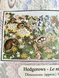 ‘Hedgerows’ from DMC 12” x 6” 16ct