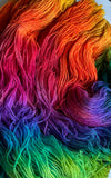 100g Shetland Yarn Hand Painted Rainbow 4ply