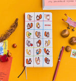 Hobonichi 2026 Squirrels Moving Day Weeks Planner English (Jan Start)