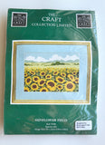 Sunflower Field Tapestry Wool Kit 12” x 9”