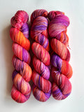 Hot n’ Spicy on Merino/nylon sock