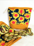 Sunflower Project Bag