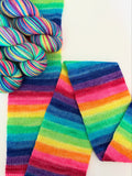 Rainbow 10 Self Striping Yarn 100g skein