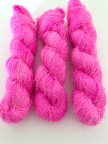 Hubba Bubba Pink Alpaca Fluff