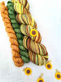 Sunflower Self Striping Sock Set 100g + 20g + 20g