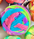 100g Gobstopper Self Striping Yarn Ball