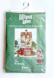 Lilliput Lane ‘Bookshop’ Cross Stitch kit 11”x8”