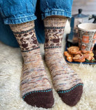 Charming Colorwork socks by Charlotte Stone