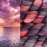 Sunset Tides Zebra Superwash Merino