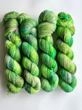 The Water Lillies on Merino/nylon Sock