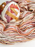 Preorder: Cinnamon Sugar Self Striping Tweedy Sock Yarn