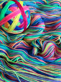 Rainbow 10 Self Striping Yarn 100g skein