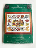‘Woodland Cottage’ Cross Stitch Kit 20”x17”
