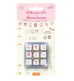 Beverly Sanrio Puroland Characters Stamp Set