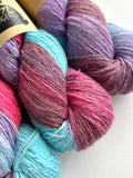 100g Hand Dyed Cotton Slub Lace