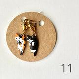 Cats! Stitch markers & progress markers