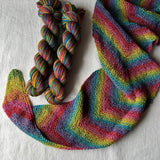 Winter Rainbow Self Striping Sock Yarn 100g + 20g