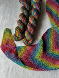 Winter Rainbow Self Striping Sock Yarn 100g + 20g