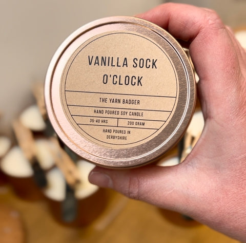 Vanilla Sock O’Clock 200g Soy Candle