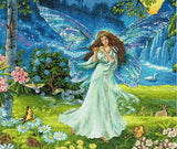 Dimensions ‘Spring Fairy’ Cross Stitch Kit 14” x 12”