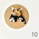 Cats! Stitch markers & progress markers