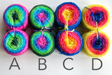 Gradient sock sets 2 x 50g